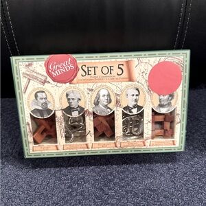 Great Minds Puzzle Set of 5